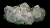 Sea Green, Fluorite on Quartz - China #32490-3